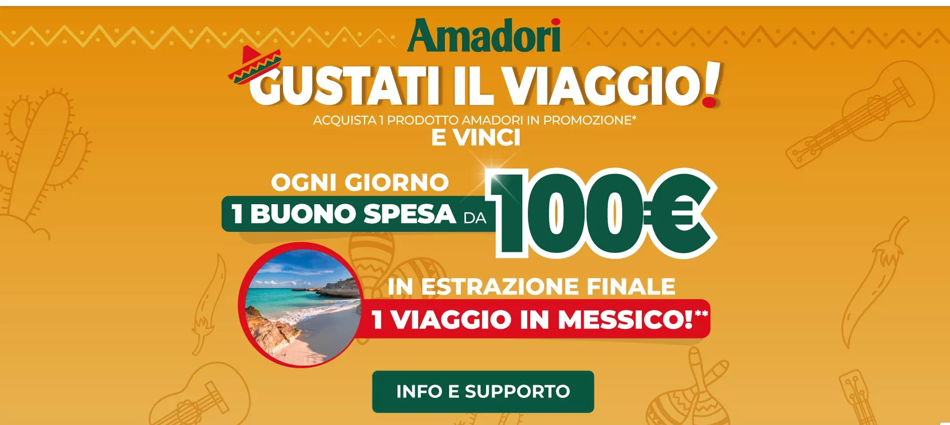 Partecipa al Concorso Amadori e Gustati un Favoloso Viaggio in Messico!