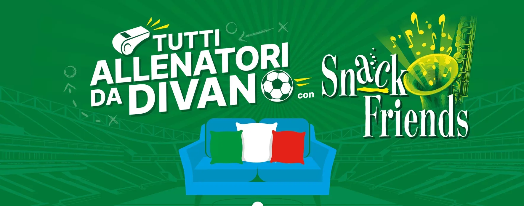 Tutti Allenatori da Divano con Snack Friends: Partecipa al Concorso Cameo e Vinci Fantastici Premi!