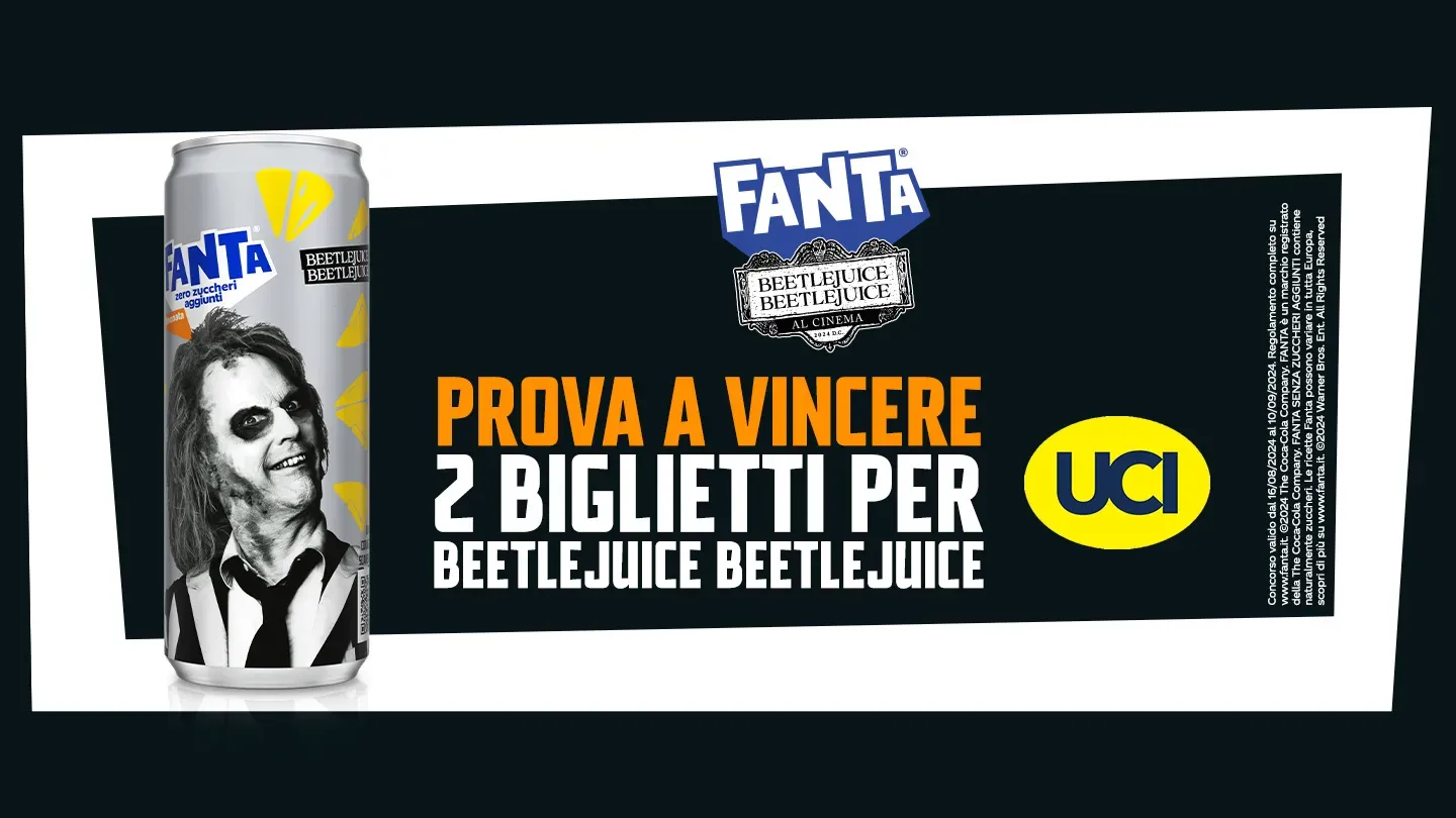 Vinci i Biglietti per Beetlejuice Beetlejuice con Fanta: Ecco Come Partecipare!