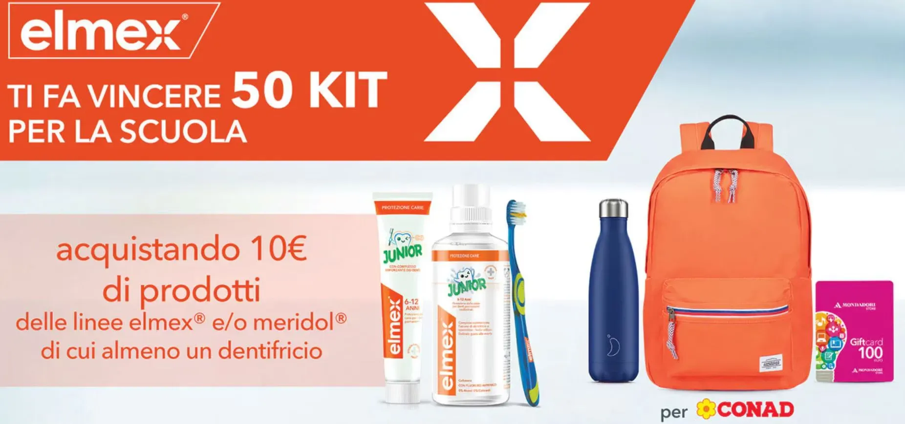 Concorso “A scuola con elmex”: Vinci 50 kit scuola