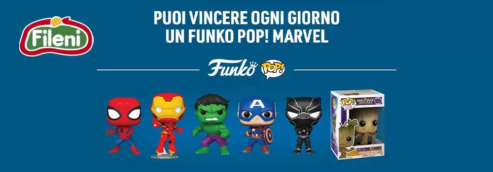 Concorso Fileni – Vinci un Funko Pop Marvel ogni giorno!